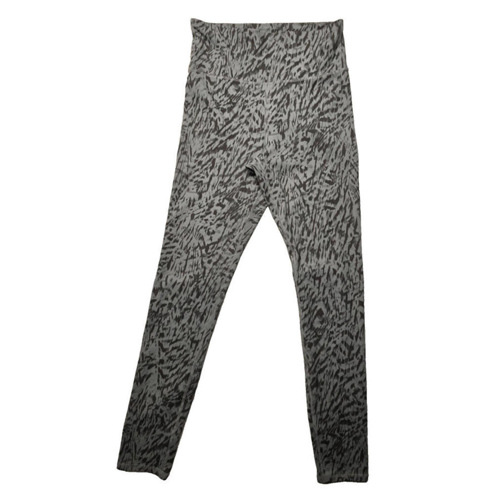 GAP Fit Studio Sky High Gray Animal Print Leggings Active Wear Women's  SZ SMALL